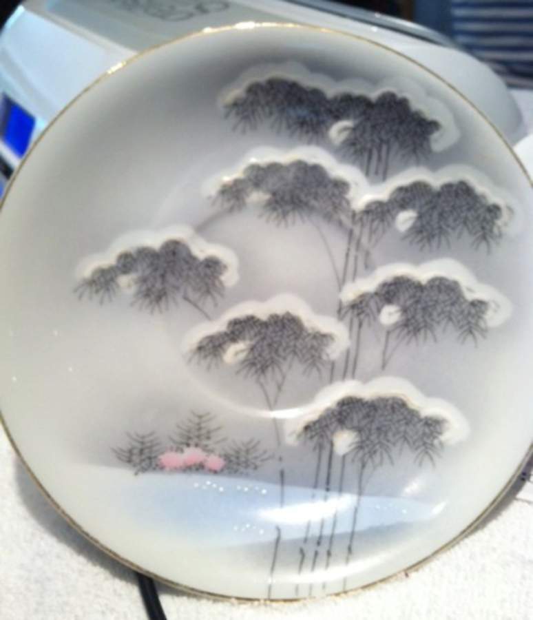 KUT359 Saucer by Kutani-1