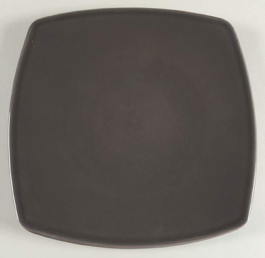 Solid Grey Square Dinner Plate by Kenneth Cole Reaction-1