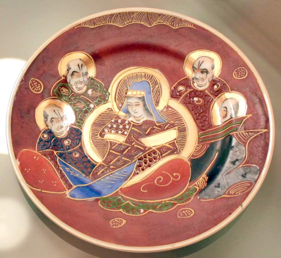 KUT363 Salad Plate by Kutani-1