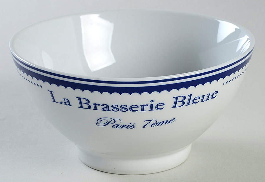 La Brasserie Bleue Soup/Cereal Bowl by Kiss That Frog-1