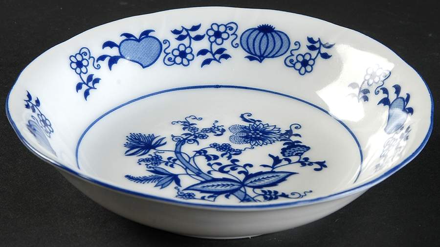 Blue Onion Fruit/Dessert (Sauce) Bowl by Korona (Poland)-1