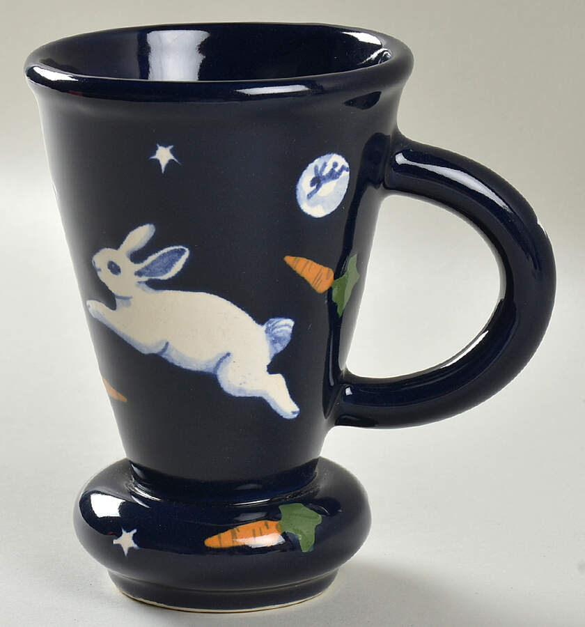 Rabbits Mug by Karen Howell-1