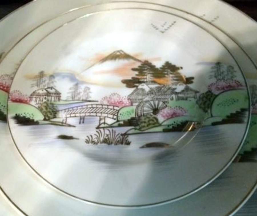 KUT370 Bread & Butter Plate by Kutani-1