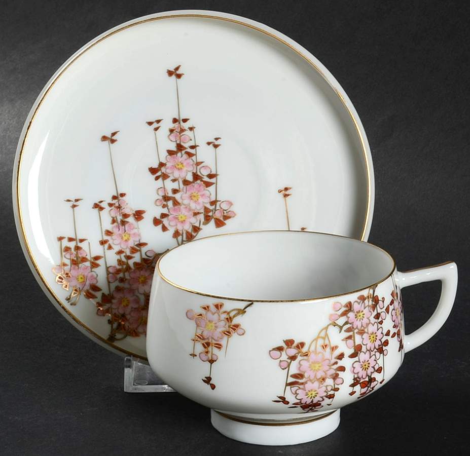 KSH23 Footed Cup & Saucer Set by Koshida-1