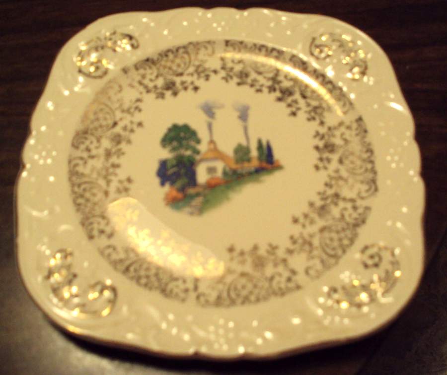 KNO1255 Square Salad Plate by Edwin Knowles-1