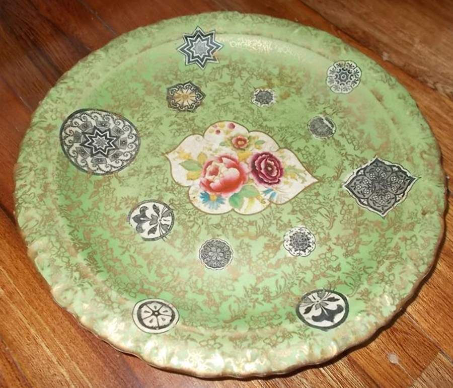 KNT59 Dinner Plate by James Kent (England)-1