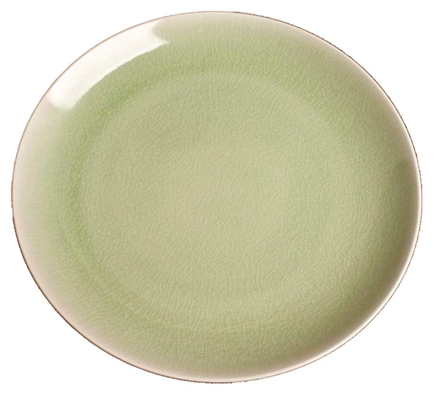 Crackle Spearmint Dinner Plate by Kim Seybert-1
