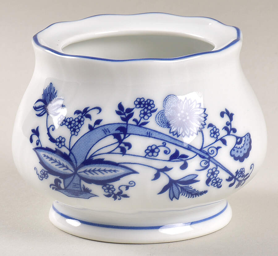 Blo1 (Swirled) Sugar Bowl No Lid by Korona (Poland)-1