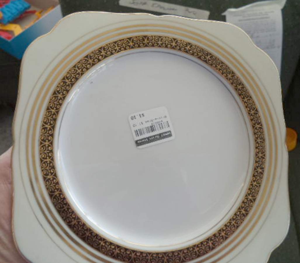 KON138 Square Salad Plate by Kongo-1