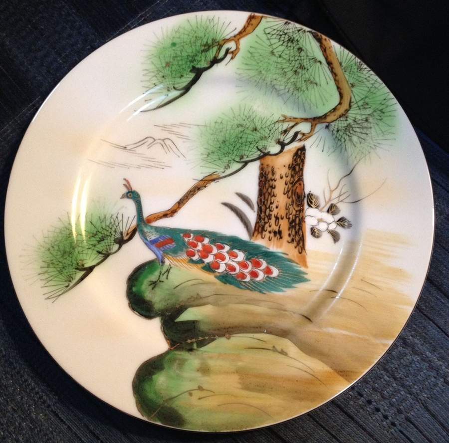 KUT391 Dinner Plate by Kutani-1