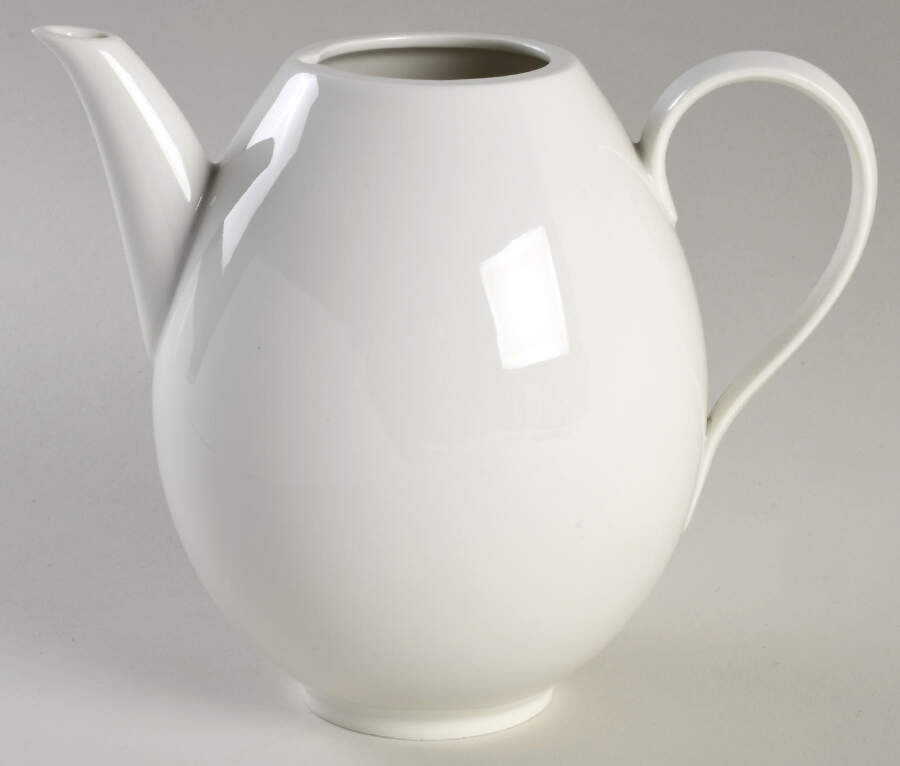 Urbino White Coffee Pot No Lid by KPM-1