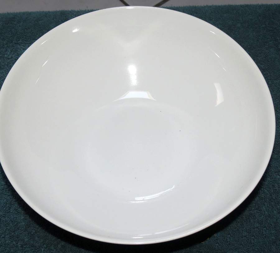 Urbino White 9" Round Serving Bowl by KPM-1