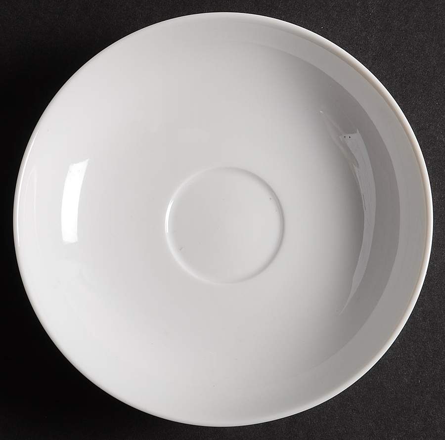 Urbino White Saucer for Flat Cup by KPM-1