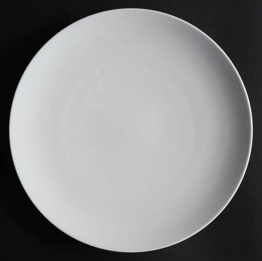 Urbino White Large Dinner Plate by KPM-1