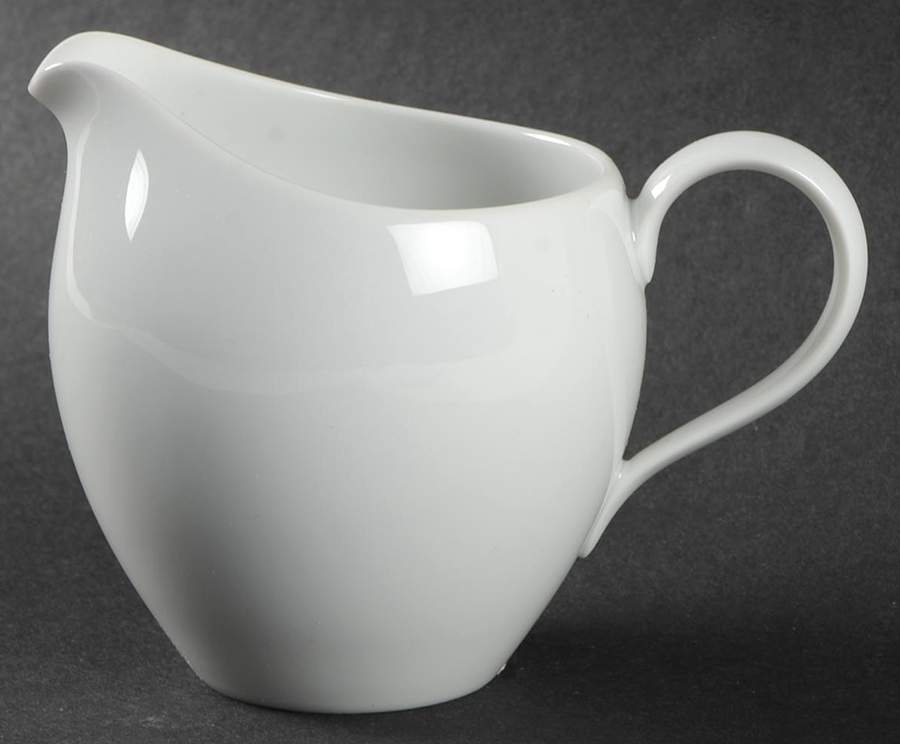 Urbino White Small Creamer by KPM-1