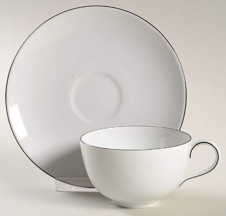Urbino Canto Flat Cup & Saucer Set by KPM-1