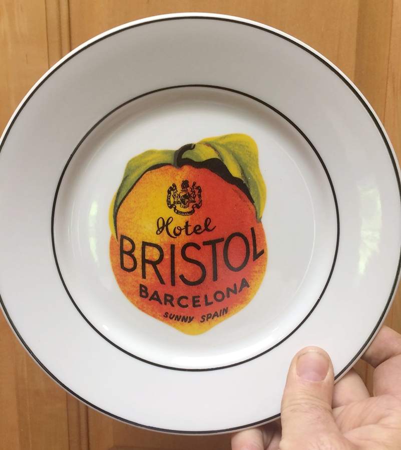 Les Plus Beaux Hotels du Monde Salad Plate by Kiss That Frog-1