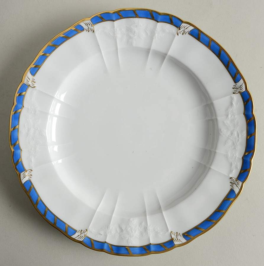 Decor 17 (Rocaille) Salad/Dessert Plate by KPM-1