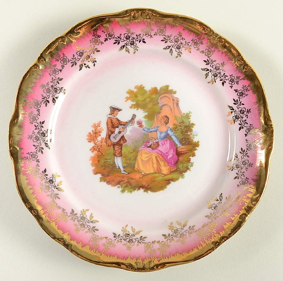 KU2 Red Salad Plate by Kunst-1