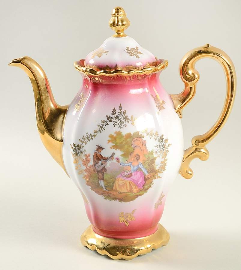 KU2 Red Coffee Pot & Lid by Kunst-1