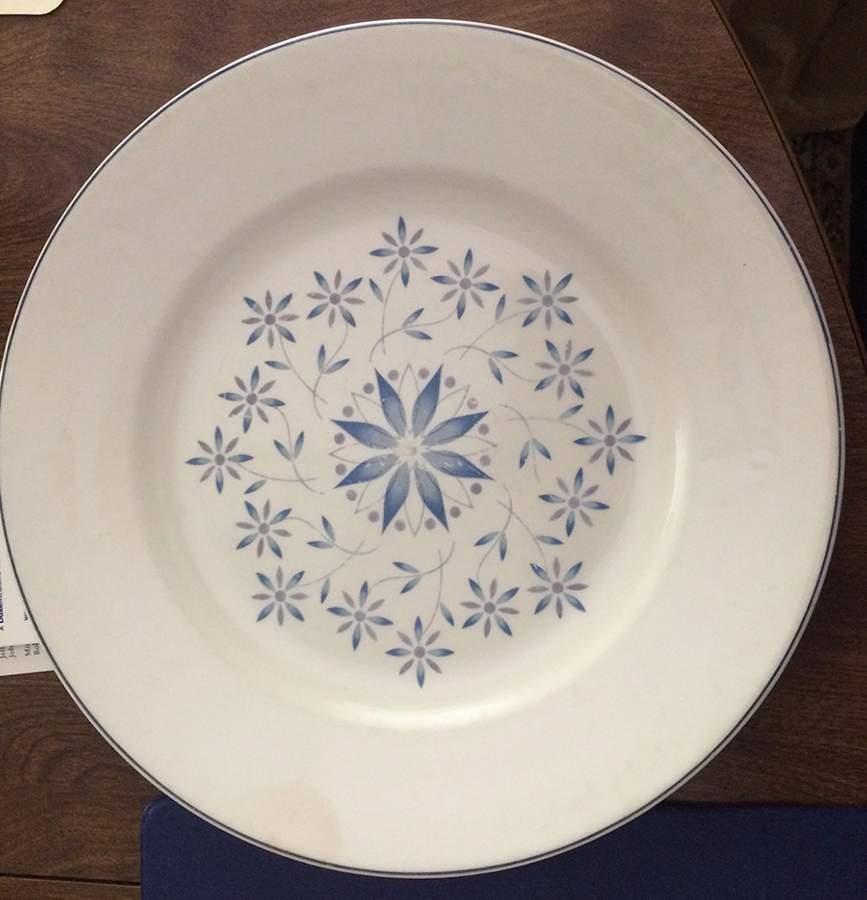 Delft Dinner Plate by Edwin Knowles-1
