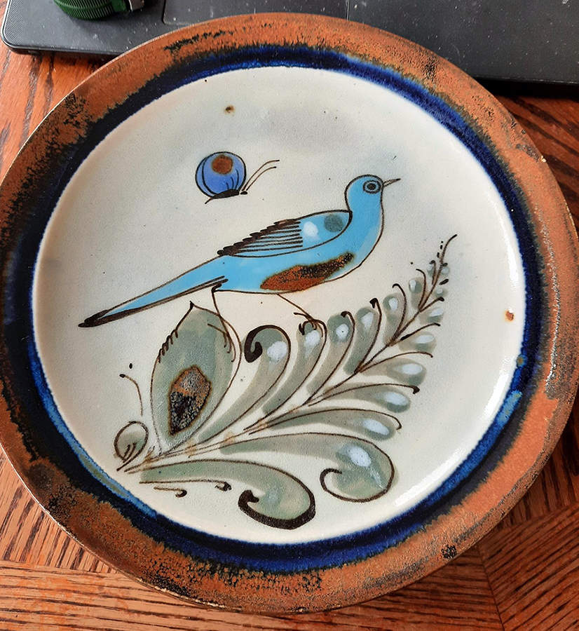 KE17 Luncheon Plate by Ken Edwards Pottery-1