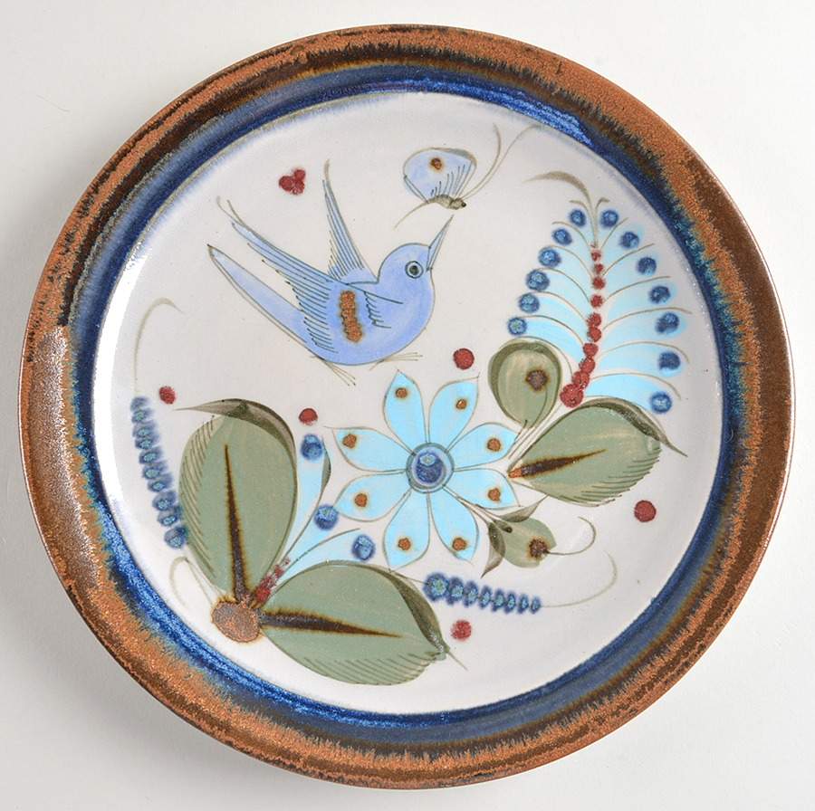 KE17 Dinner Plate by Ken Edwards Pottery-1