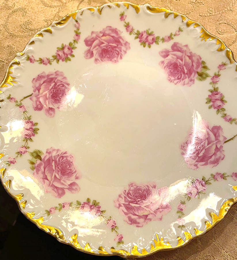 Bridal Rose Salad Plate by K Steinmann-1