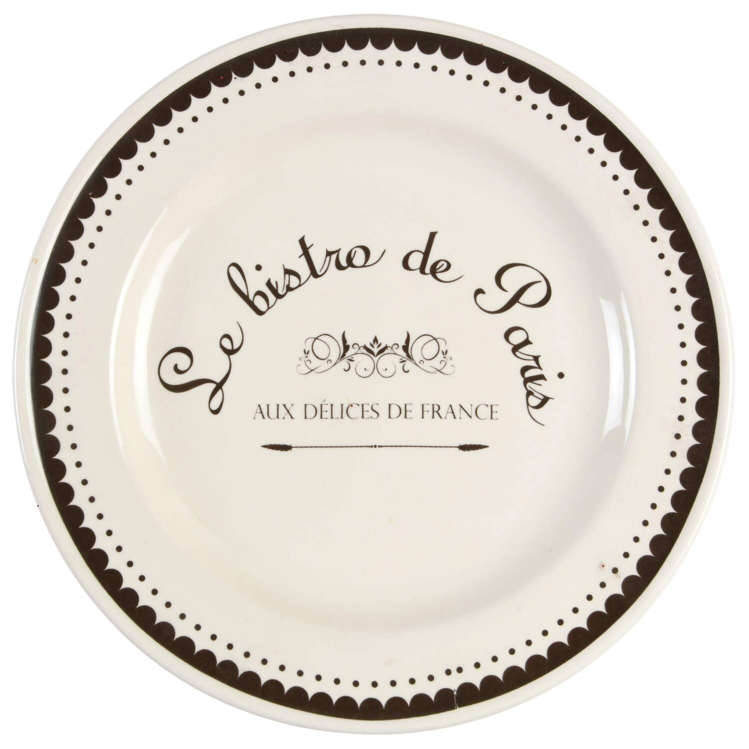 Le Bistro de Paris Salad/Dessert Plate by Kiss That Frog-1