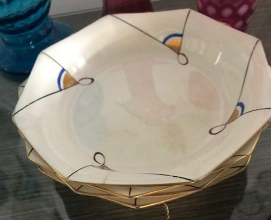 KNT62 Coupe Soup Bowl by James Kent (England)-1