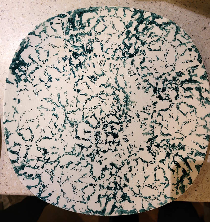 Ebonette (Sponged) Dinner Plate by Edwin Knowles-1