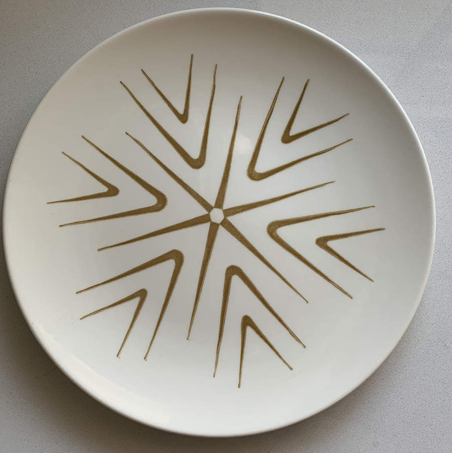 Hiawatha Dinner Plate by Edwin Knowles-1