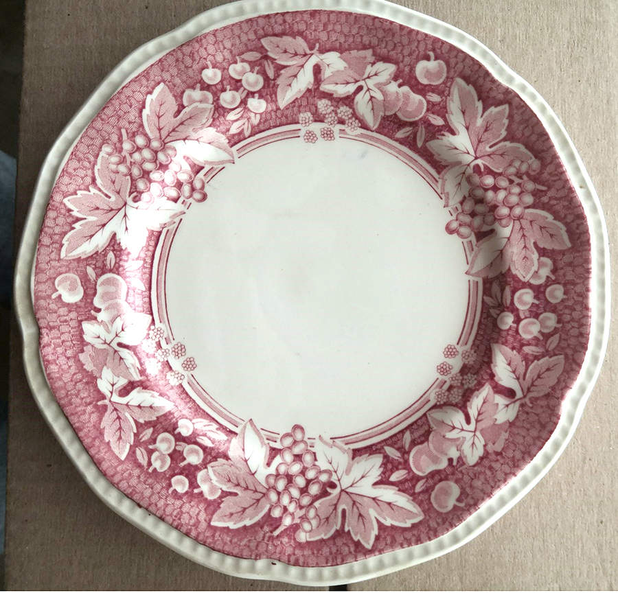 Somerset Pink Dinner Plate by Kensington Staffords-1
