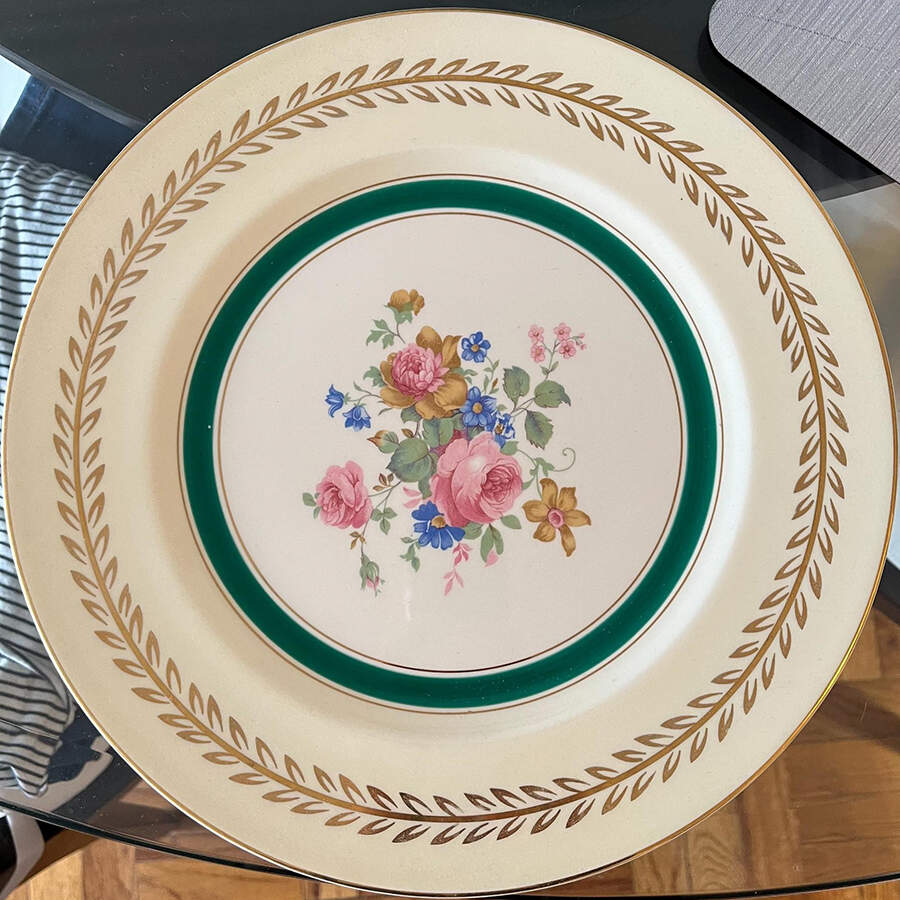 Frontenac Dinner Plate by Edwin Knowles-1