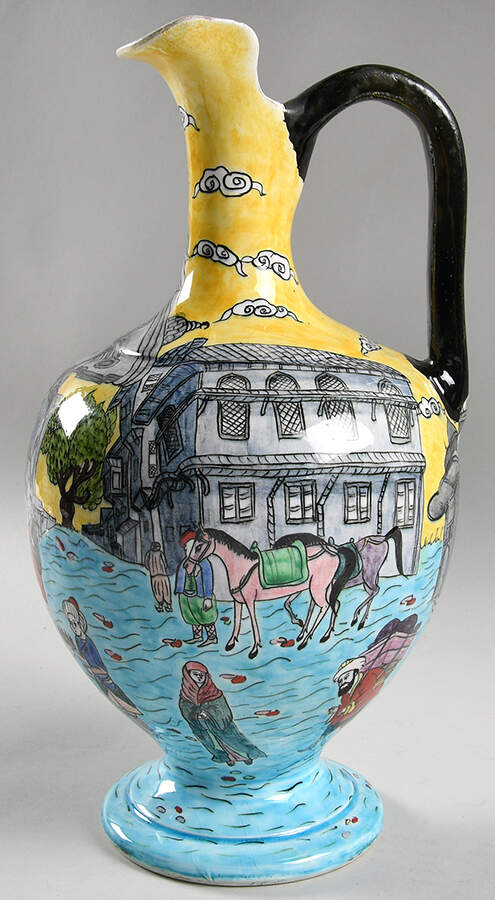 KUP4 64 Oz Pitcher by Kutahya Pottery-1