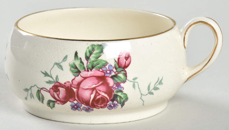 5174 Stacking Mini Open Sugar Bowl by James Kent (England)-1