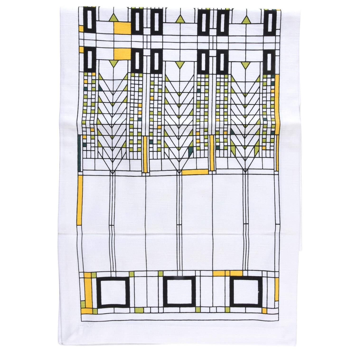 Frank Lloyd Wright 14" X 72" Cloth Table Runner by KAF Home-1
