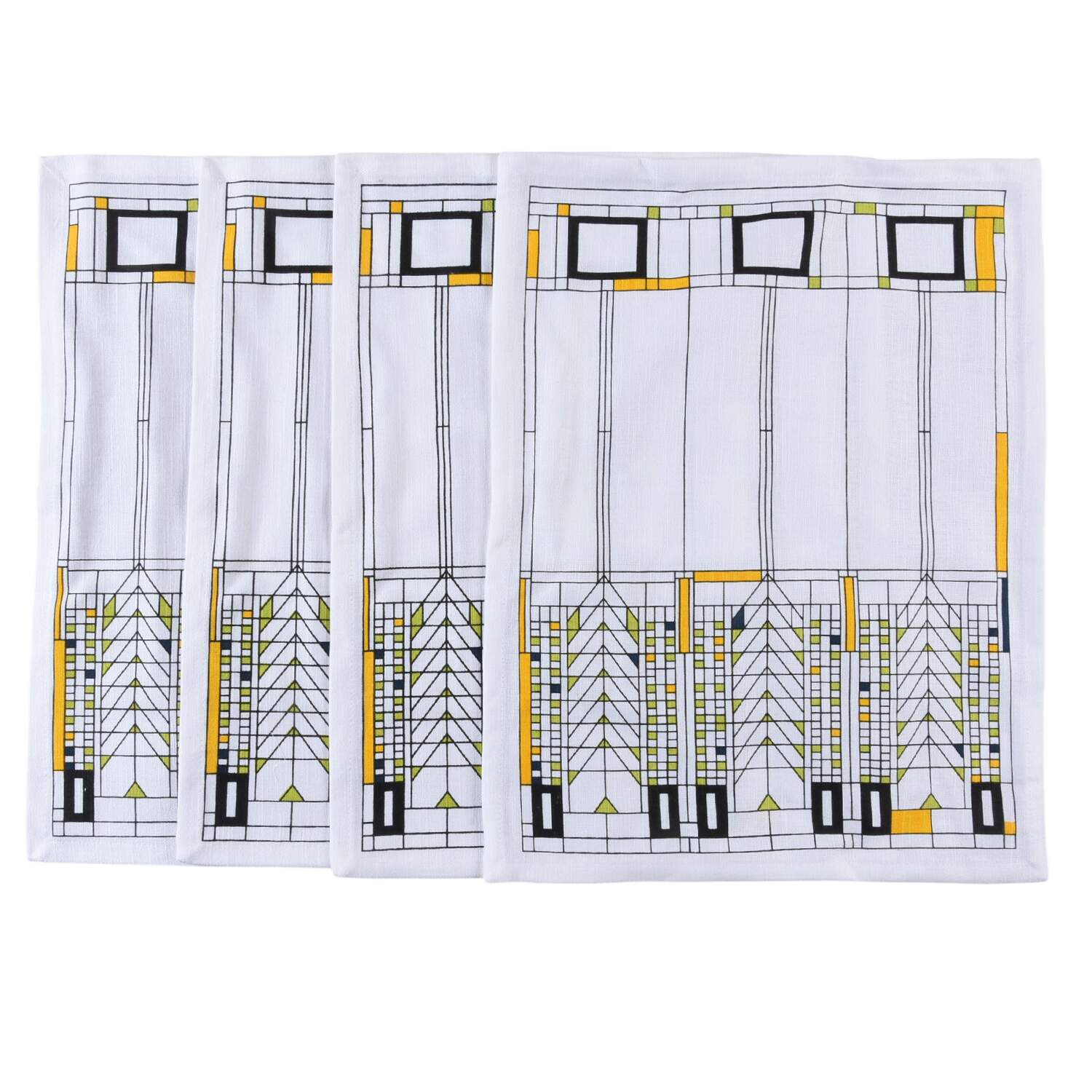 Frank Lloyd Wright Cloth Placemat - Set of 4 by KAF Home-1