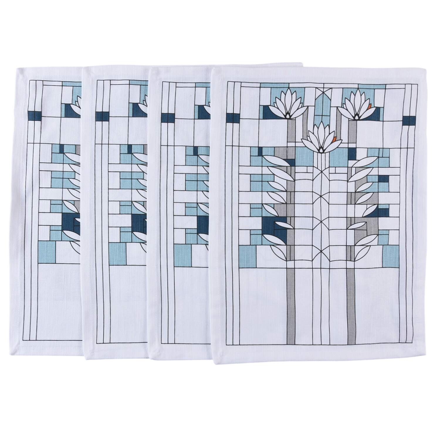 Frank Lloyd Wright Cloth Placemat - Set of 4 by KAF Home-1
