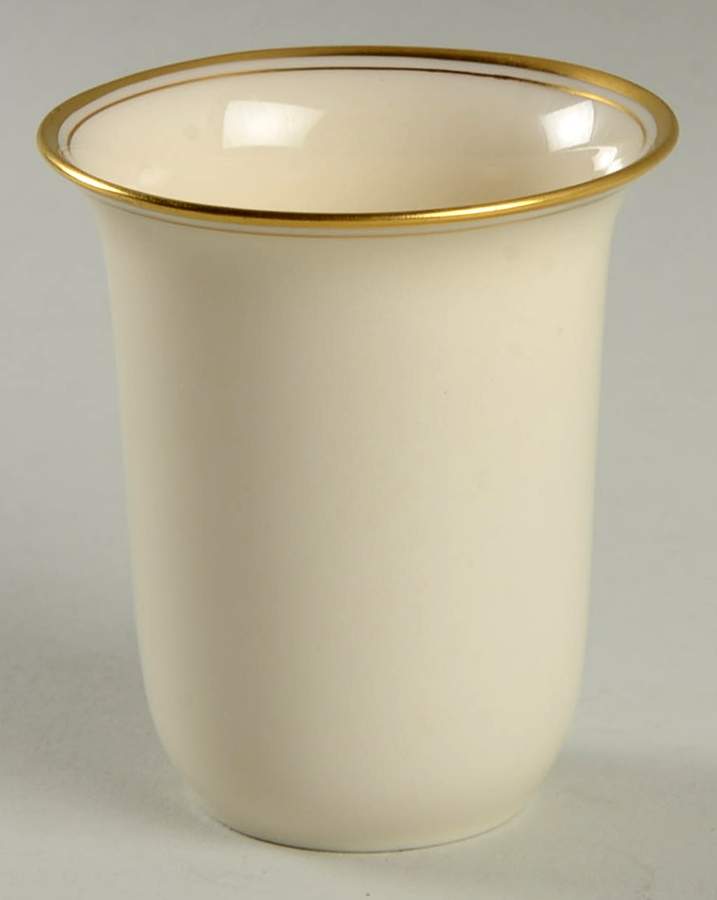 Lenox Liners (Cream, Gold Trim) Decoration #86 Bell Shape Demitasse Liner by Lenox-1