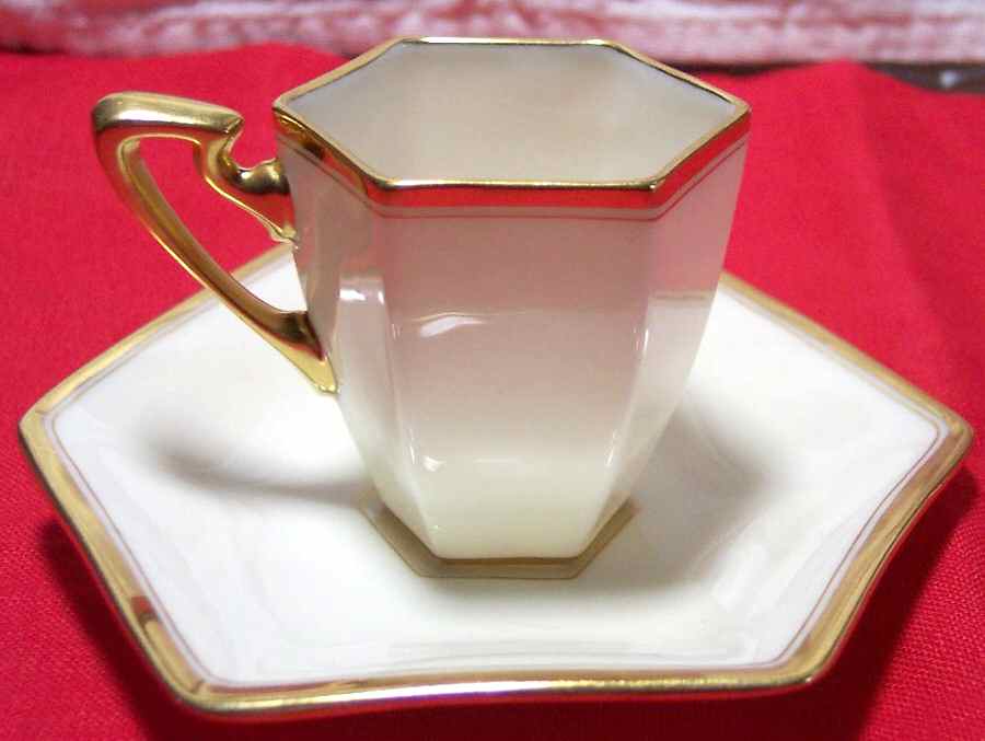 86 Flat Demitasse Cup & Saucer Set by Lenox-1
