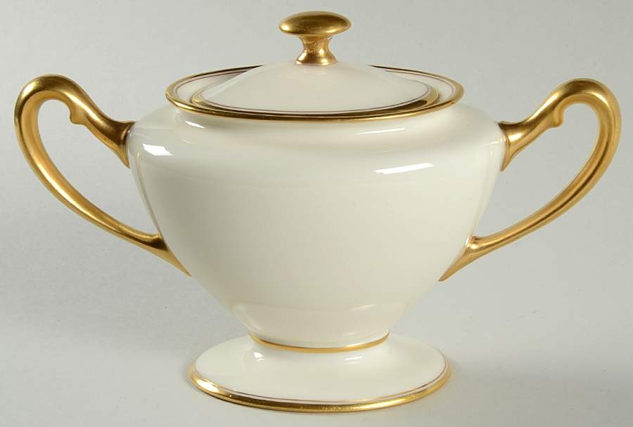 86 Shape 743 Sugar Bowl & Lid by Lenox-1