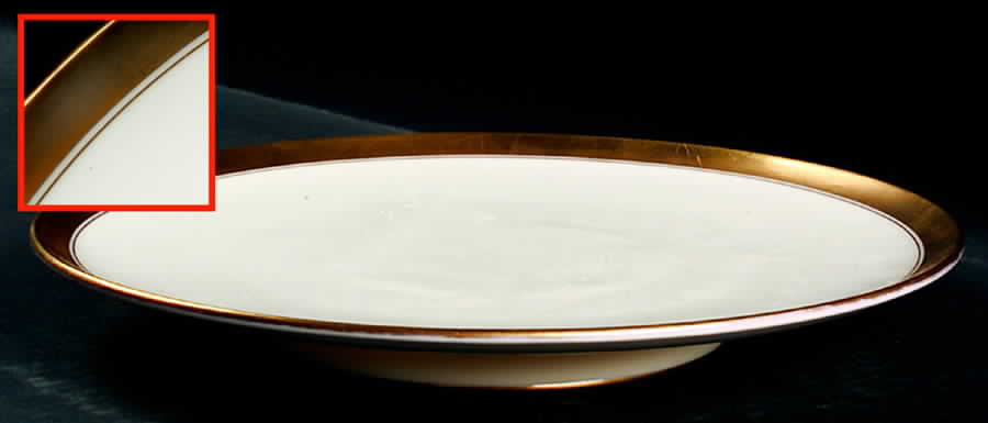 86 1-2 Large Footed Sandwich Plate by Lenox-1