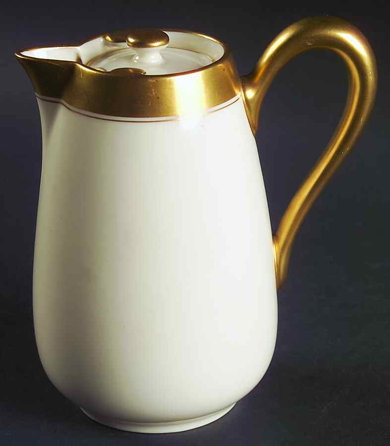 86 1-2 Hot Milk Pitcher & Lid by Lenox-1