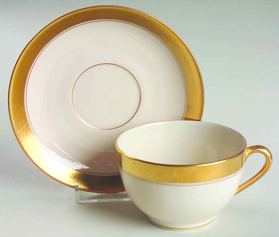 86 1-2 Flat Cup & Saucer Set by Lenox-1