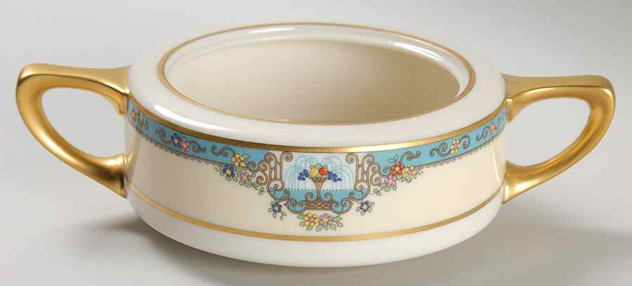 Fountain Ivory Shape 1691 Sugar Bowl No Lid by Lenox-1