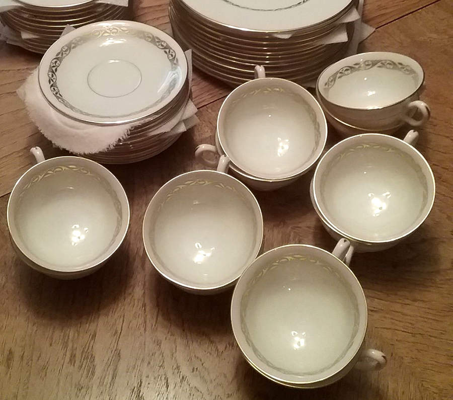 Addison Footed Cup & Saucer Set by Lenox-1
