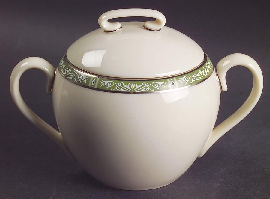 Adrienne Sugar Bowl & Lid by Lenox-1