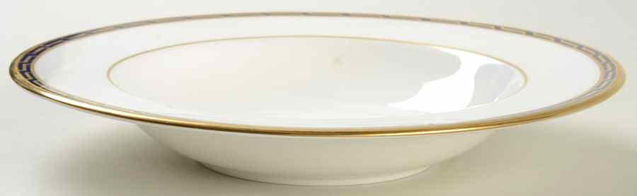 Aegean Cobalt Rim Soup Bowl by Lenox-1