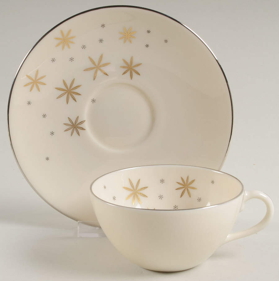 Alaris Flat Cup & Saucer Set by Lenox-1